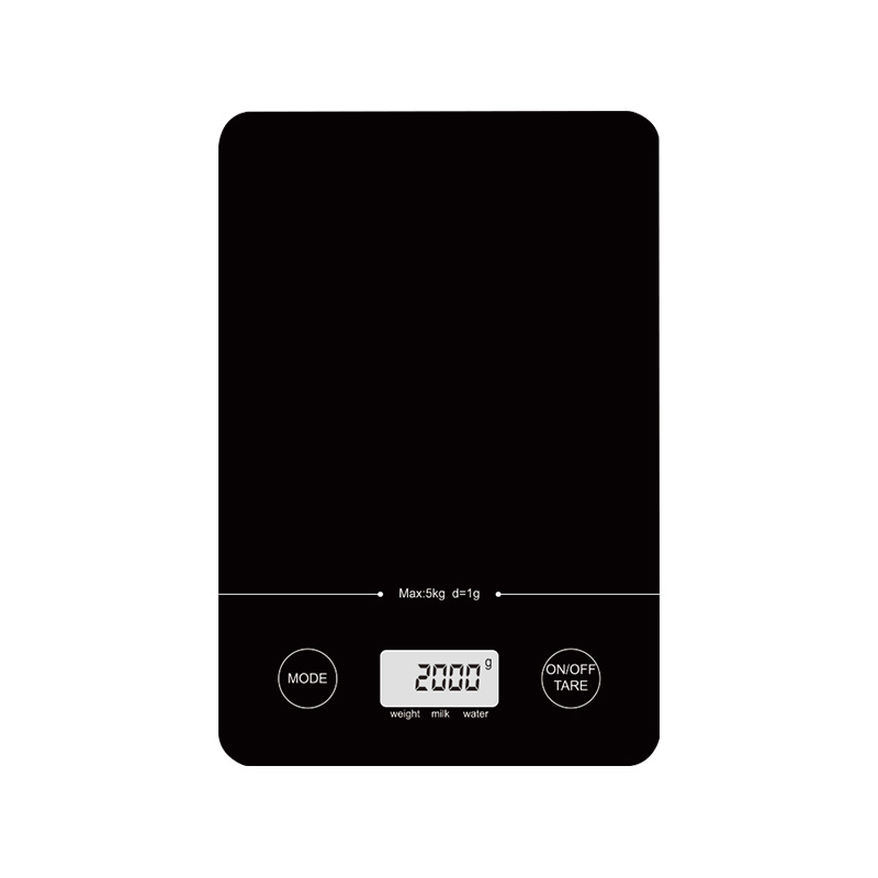 Balança de cozinha de aço eletrônica digital com display LCD TM-805A 5kg/1g