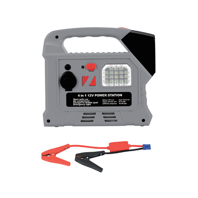 TMSPL-18 Jump Starter LED 5 em 1 com interface USB e isqueiro